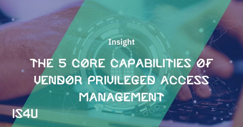 Featured image with a fingerprint for the second blog about VPAM and the core capabilities of VPAM